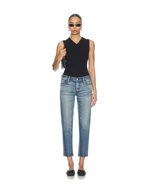 Moussy Blue Alice Tapered Jeans