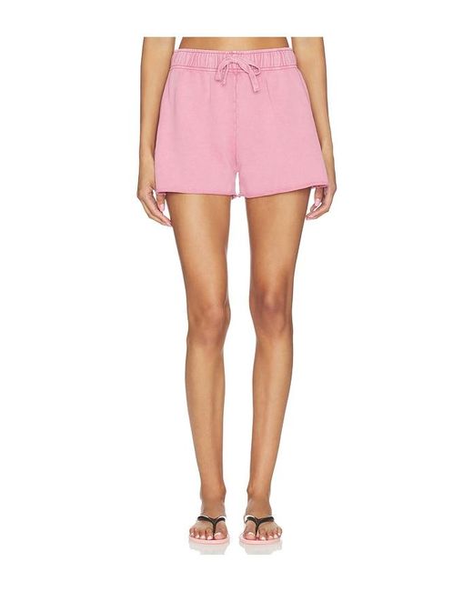 Bobi Pink Relaxed Gym Short
