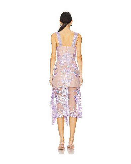 Bronx and Banco White Eva Midi Dress