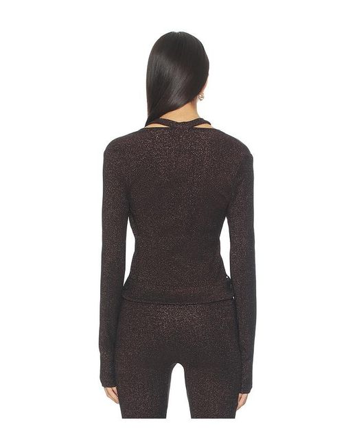 OTTOLINGER Black Double Closure Rib Cardigan