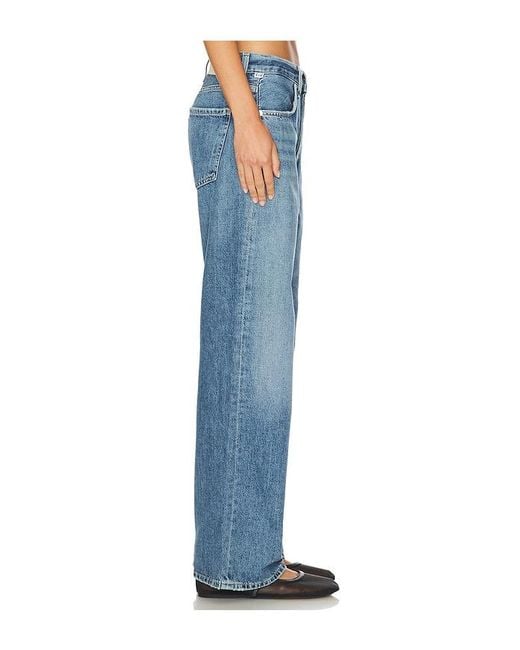 Citizens of Humanity Blue Annina Petite Wide Leg Jeans