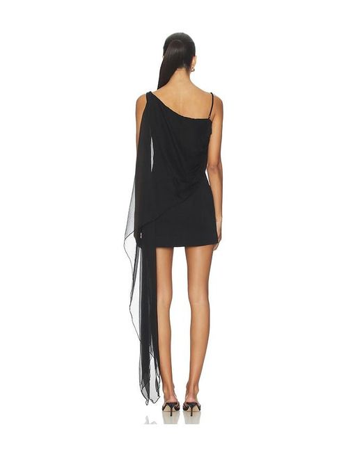 EB DENIM Black Tara Layered Mini Dress