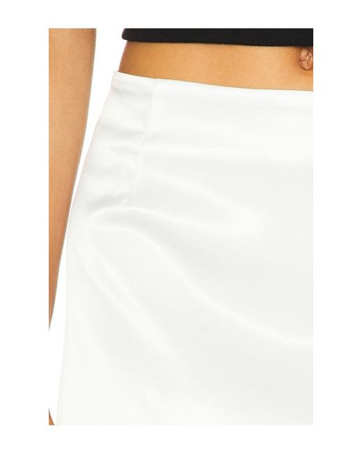 superdown White Petra Mini Skirt