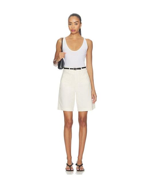 Veronica Beard White Carter Short