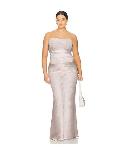Pasquina Top En Color Nude Talla (También En Xl) AFRM de color White