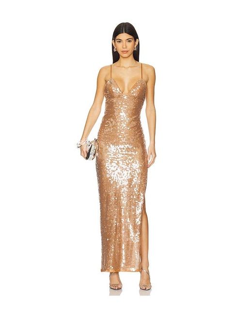 Michael Costello White X Revolve Coletta Gown
