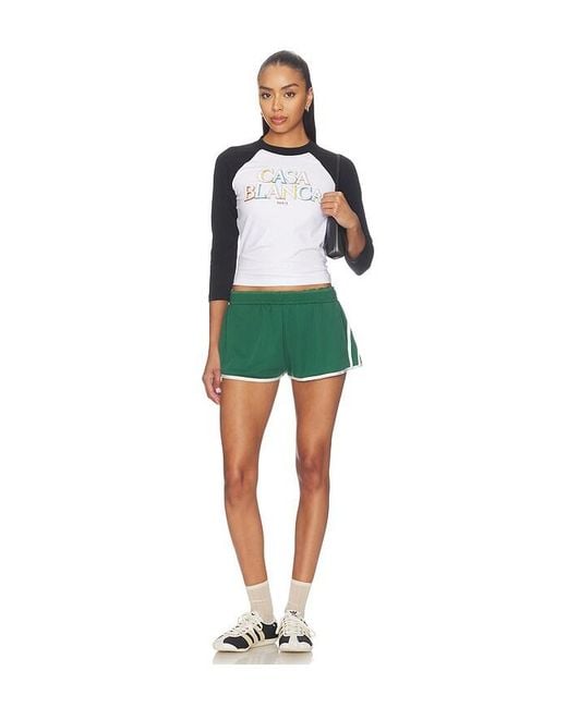 Casablanca Green Baseball Tee