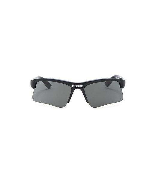 Pleasures Black Active Sunglasses for men