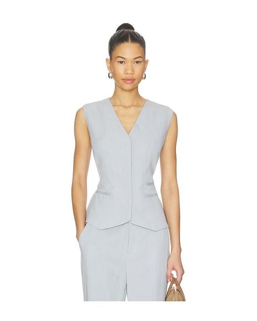 RUE SOPHIE White Lan Vest