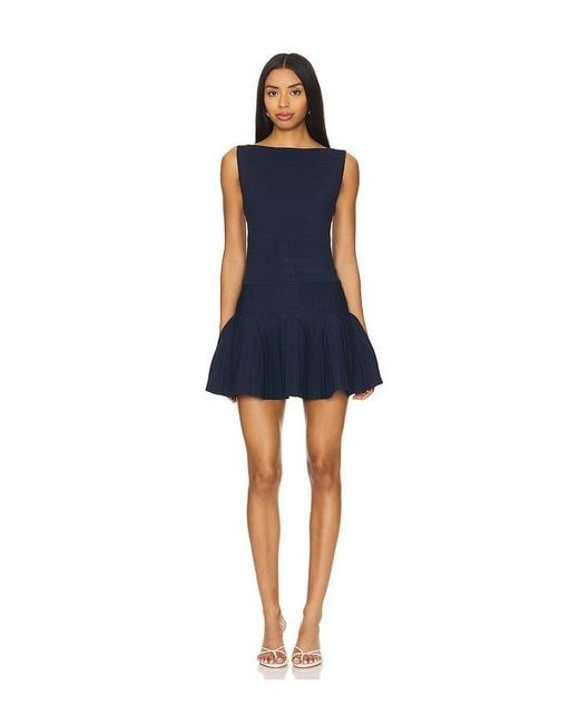 retroféte Blue Audrina Dress