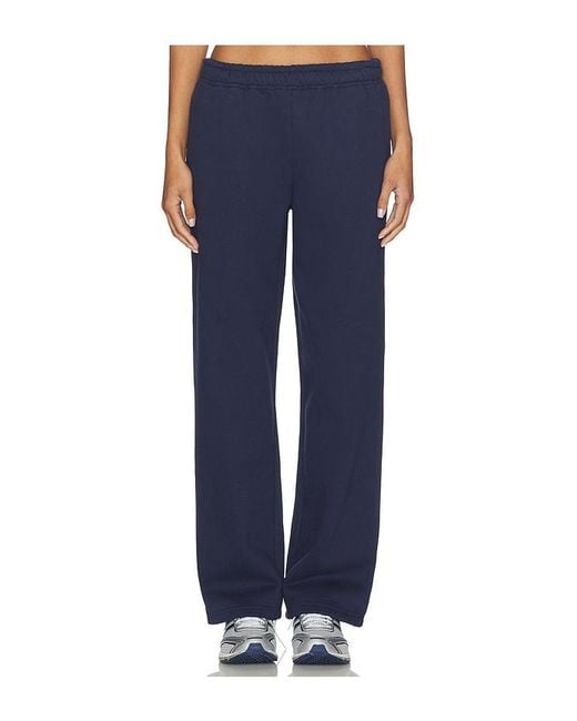 WellBeing + BeingWell Blue Wilde Straight Leg Sweatpant