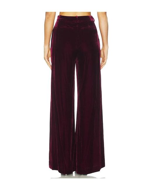 L'Agence Red Pilar Wide Leg