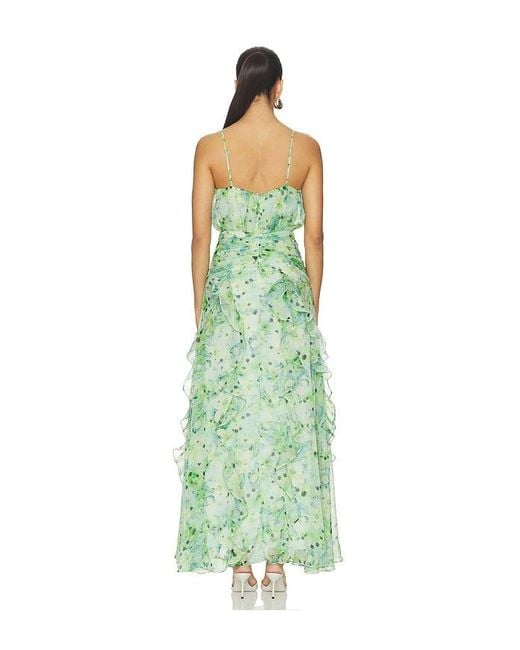 Astr Green Brianna Dress