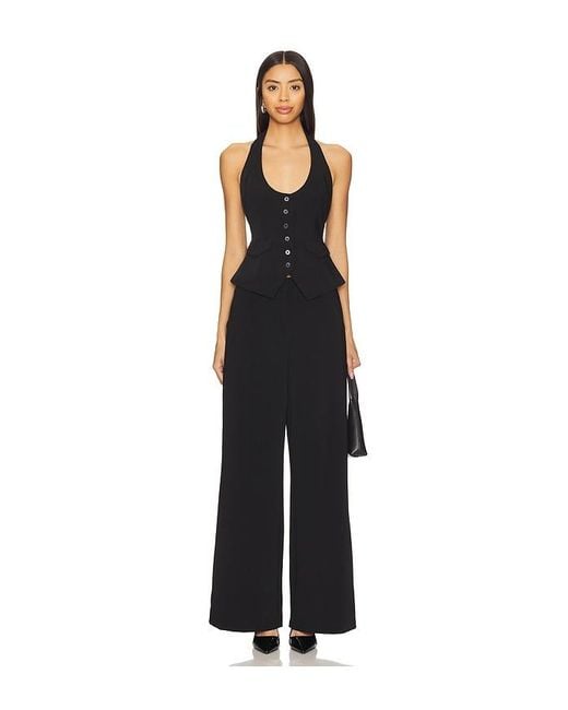 Lovers + Friends Black Susie Top