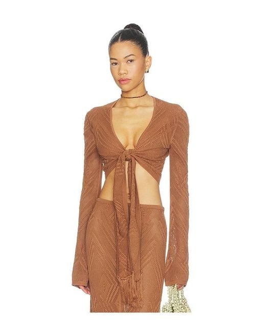 Devon Windsor Brown Bluse Vale