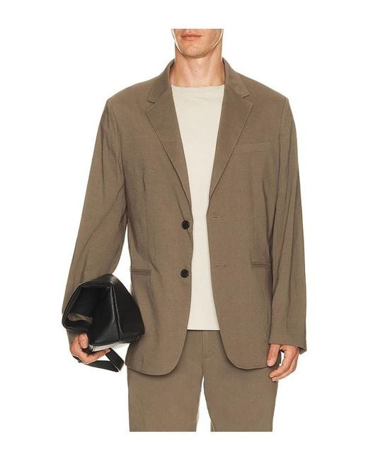 Theory Brown Standard Blazer for men
