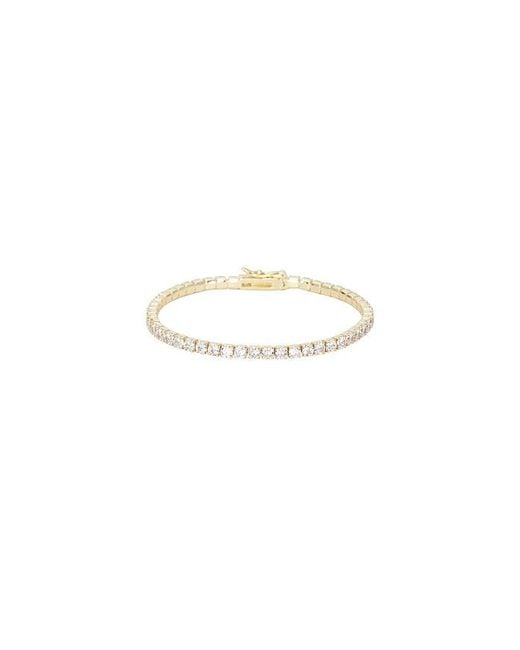 Shashi Black Diamond Tennis Medium Bracelet
