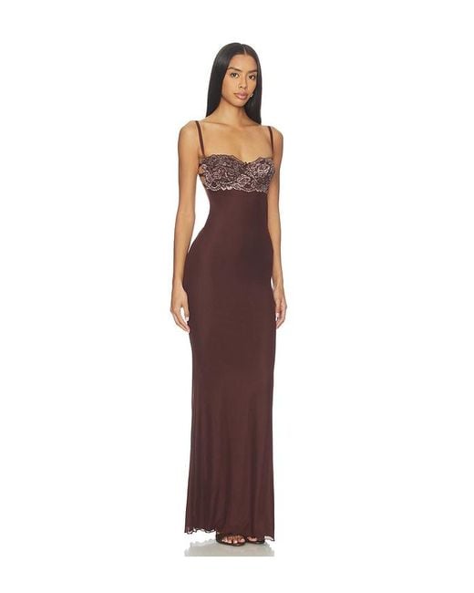 I.AM.GIA Brown Silo Maxi Dress