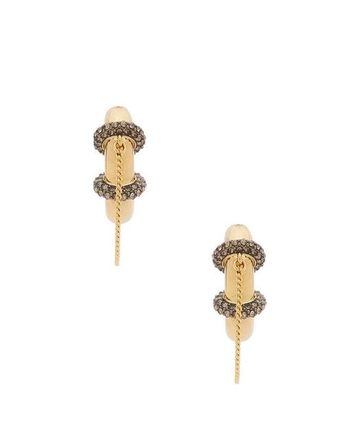 DEMARSON Metallic Molly Hoops Earring