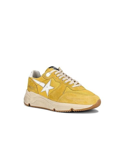 Golden Goose Deluxe Brand Yellow Running Sneaker