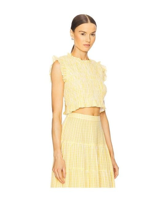 Sundress Yellow Malone Top
