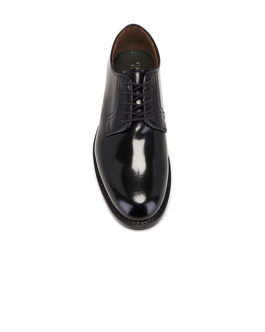 G.H.BASS Black Monogram Blucher for men