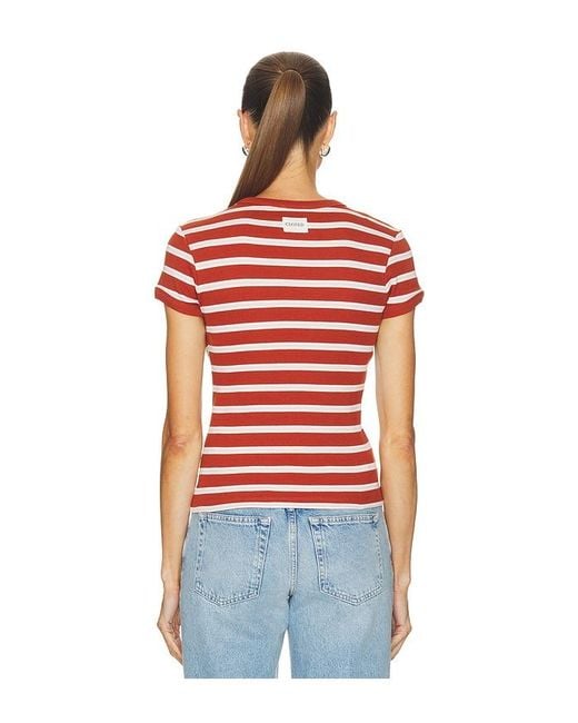Closed Red Slim Tee Shirt