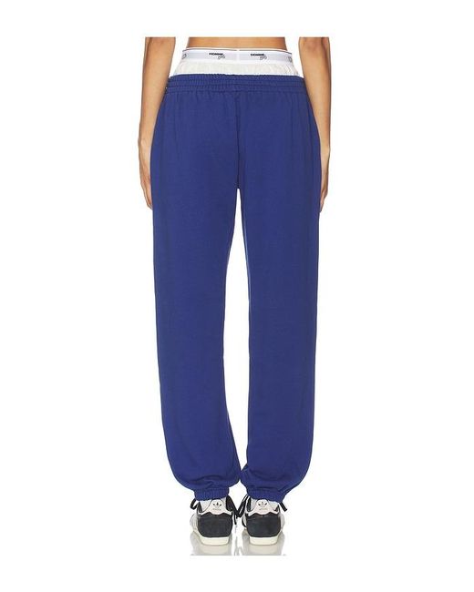 HOMMEGIRLS Blue X Fruit Of The Loom Boxer Sweatpants