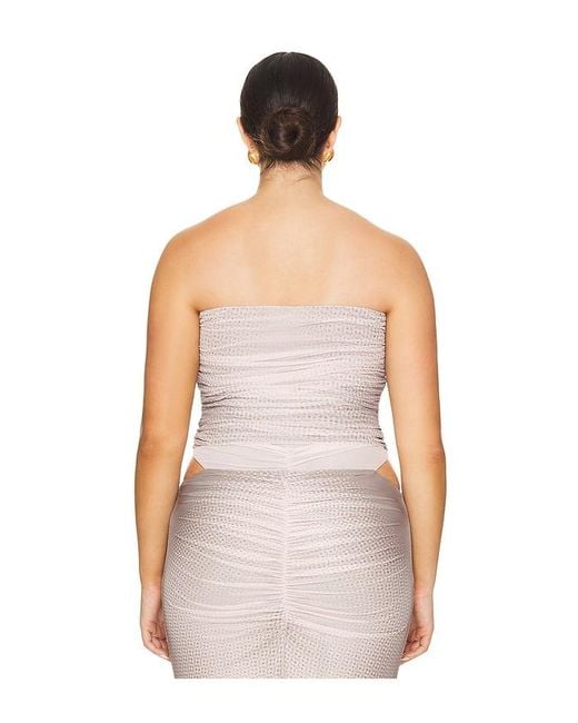 Pasquina Top En Color Nude Talla (También En Xl) AFRM de color White