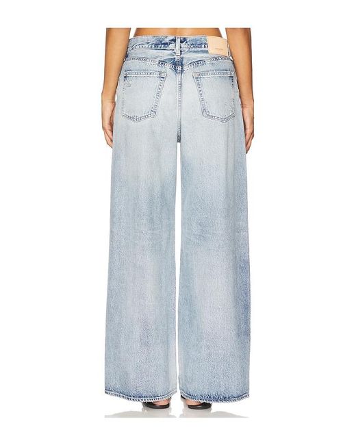 Moussy Blue Lewes Super Wide Jeans
