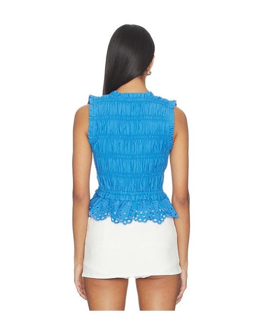 Rails Blue Martine Top
