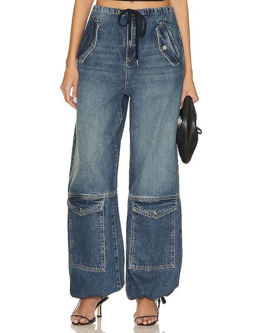 GRLFRND Blue Cargohose Alix