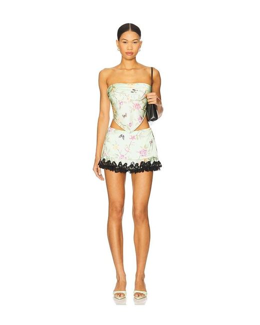 Lovers + Friends Multicolor Meaux Mini Skirt