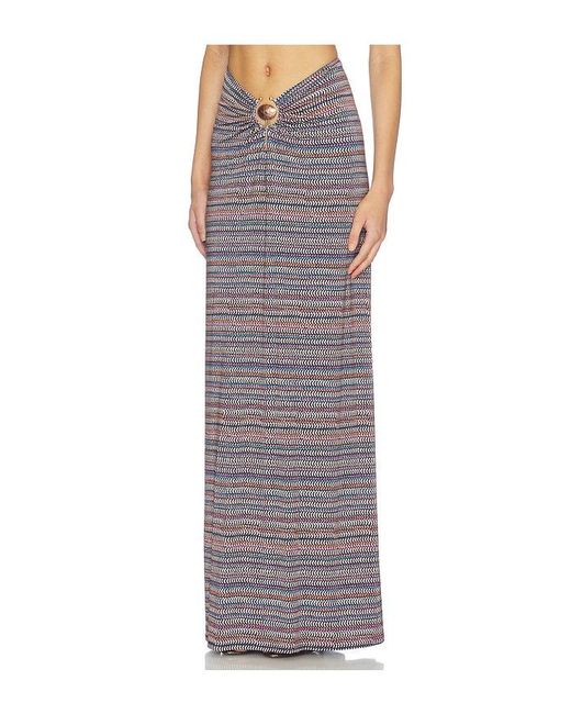 AFRM Multicolor Carr Shiny Knit Skirt