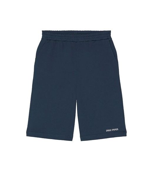 Daily Paper Blue Relaxed Dias Jersey Shorts for men