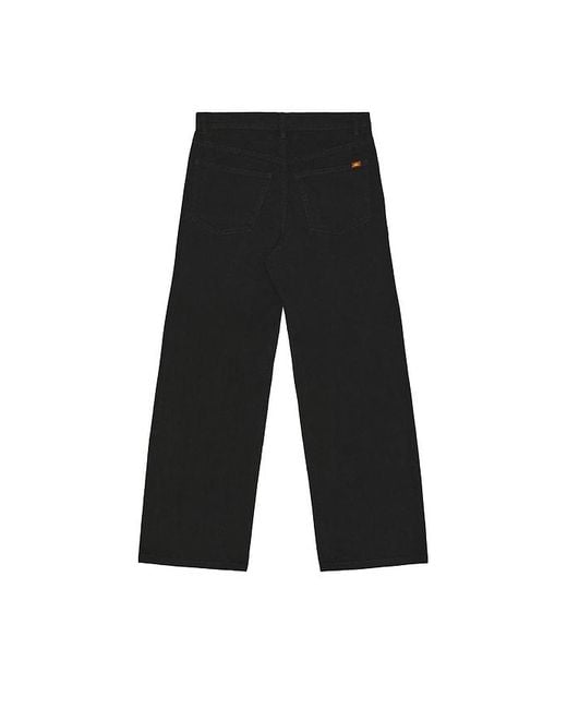 Rhythm Black Essential Straight Cut Jean for men