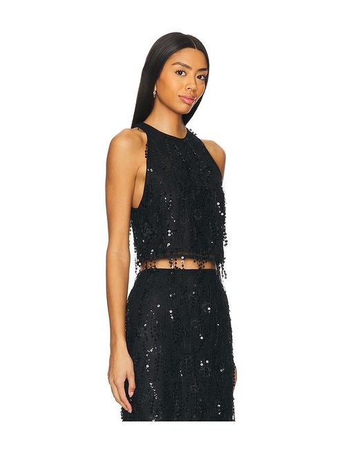 House of Harlow 1960 Black X Revolve Padma Top