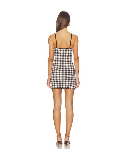 MAJORELLE Black Aubreigh Knit Mini Dress