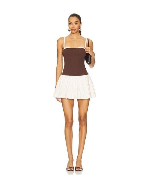 Show Me Your Mumu White Kleid Mit Hosenrock Tiffany