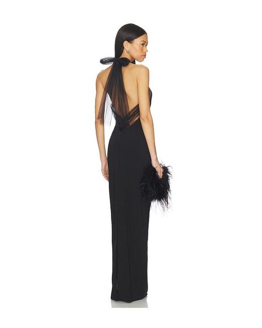 Lovers + Friends Black Ajia Gown