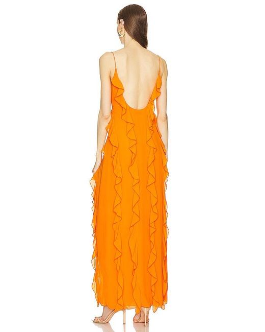Nbd Orange Nehna Gown