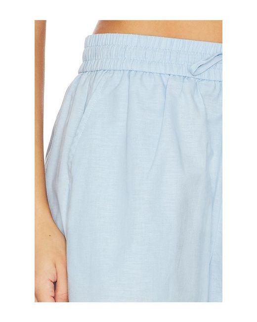 MINKPINK Blue Ines Drawstring Shorts