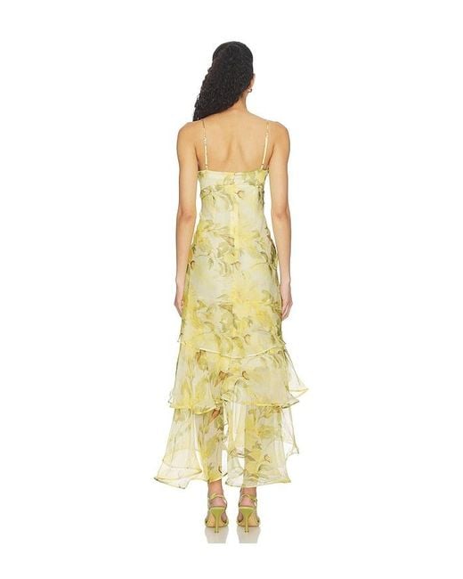 Astr Yellow Alison Dress