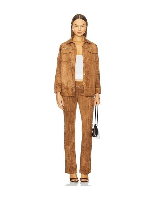 Amanda Uprichard Brown X Revolve Nirvana Suede Jacket