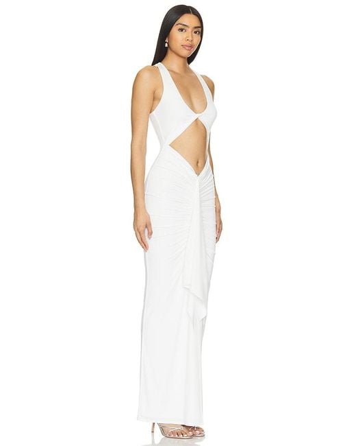 ROBE MAXI AMAI en White superdown