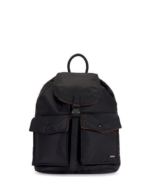 Alpha Industries Black Nylon Backpack for men