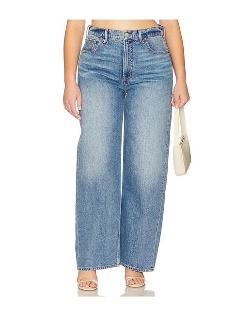 GOOD AMERICAN Blue Good Standard Baggy Jeans