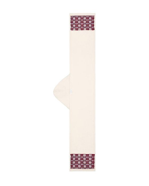 Calle Del Mar White Winter Fair Isle Hoodie Scarf