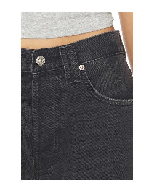 Free People Blue X We The Free Montana Undone Hem Short
