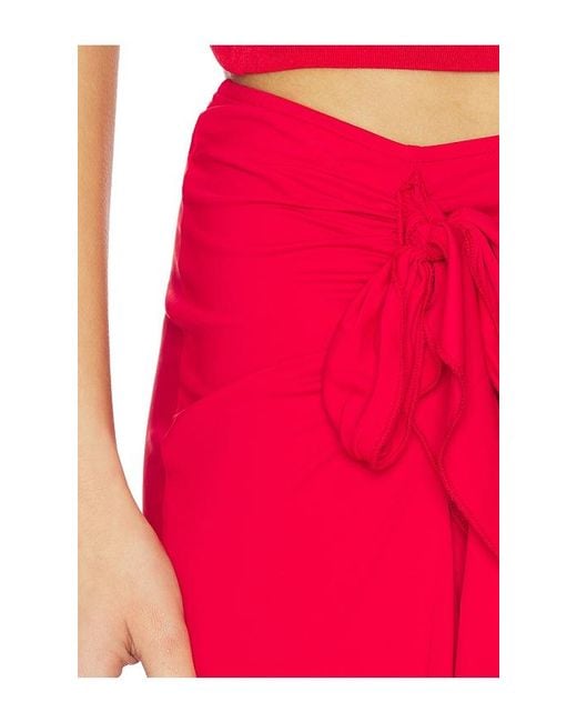 Lioness Red Rendezvous Midi Skirt